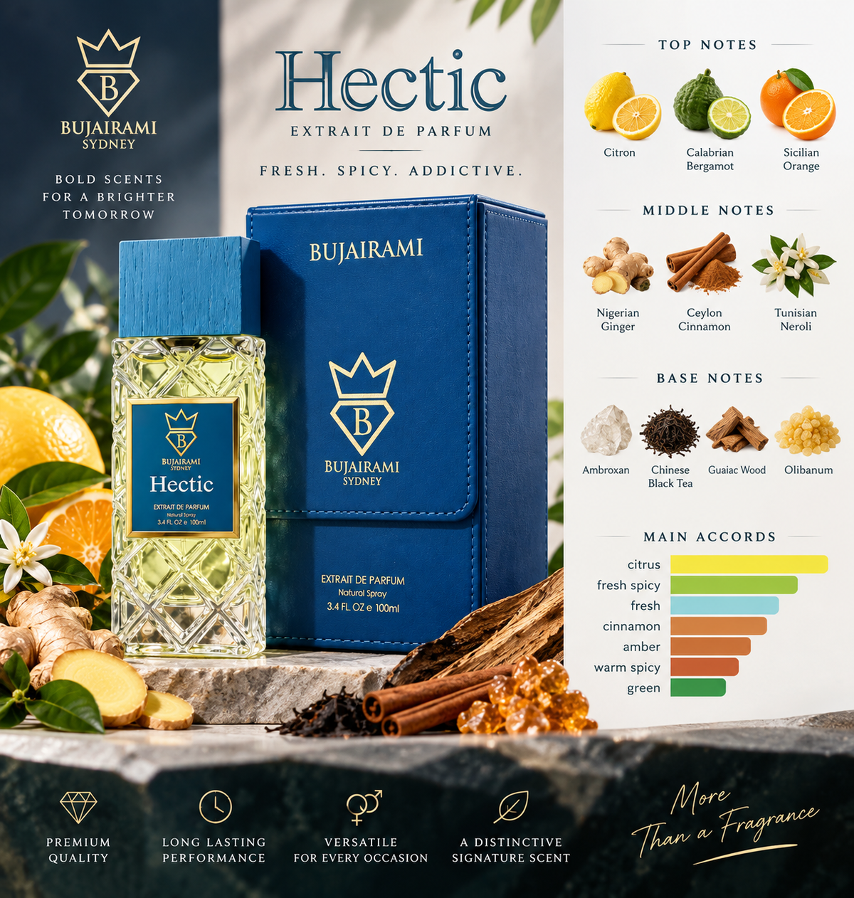 Hectic Extrait de Parfum 100ml Bujairami