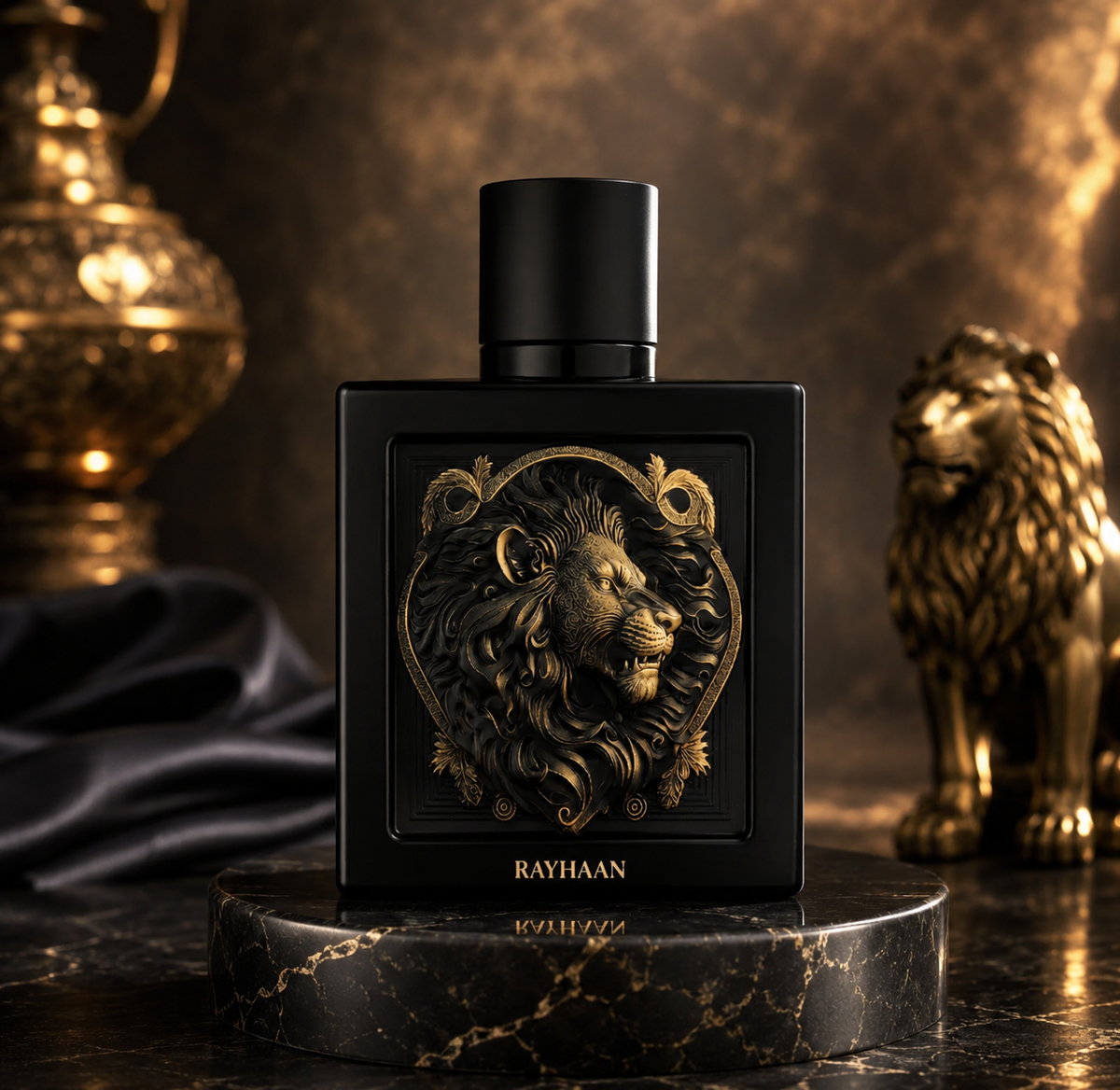 Rayhaan lion bottle view